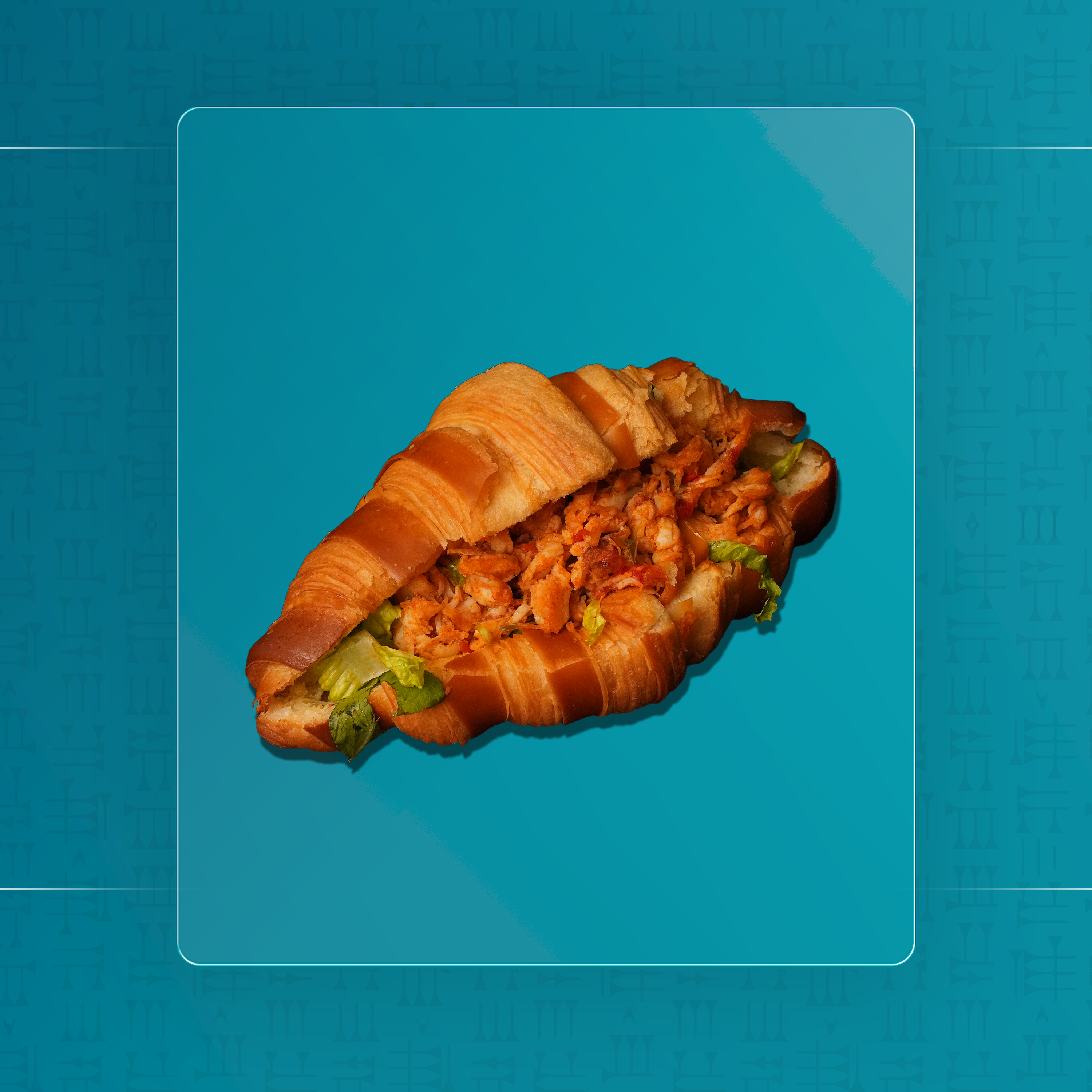 ساندويش كرواسون فاهيتا دجاج