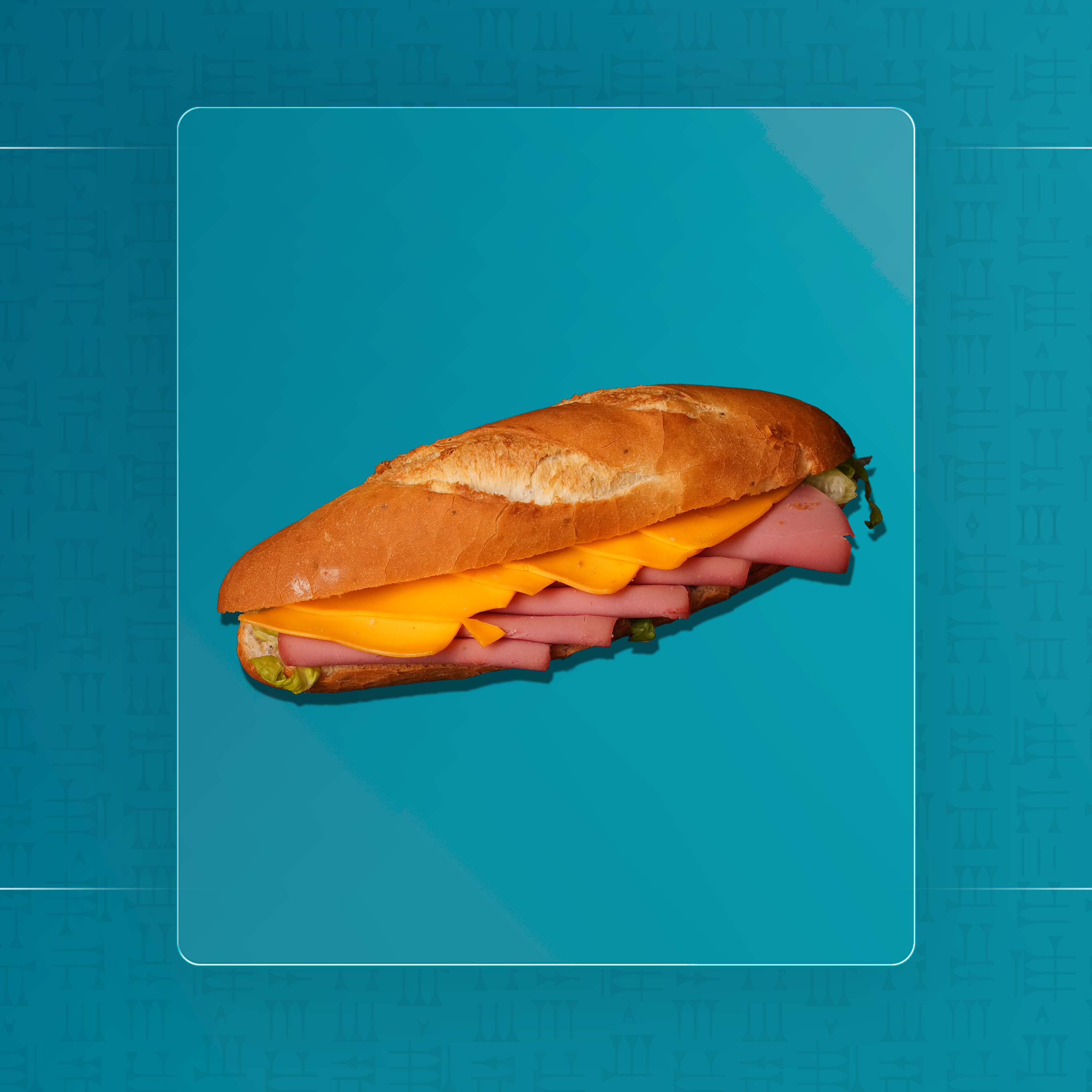 ساندويش مارتديلا وجبن